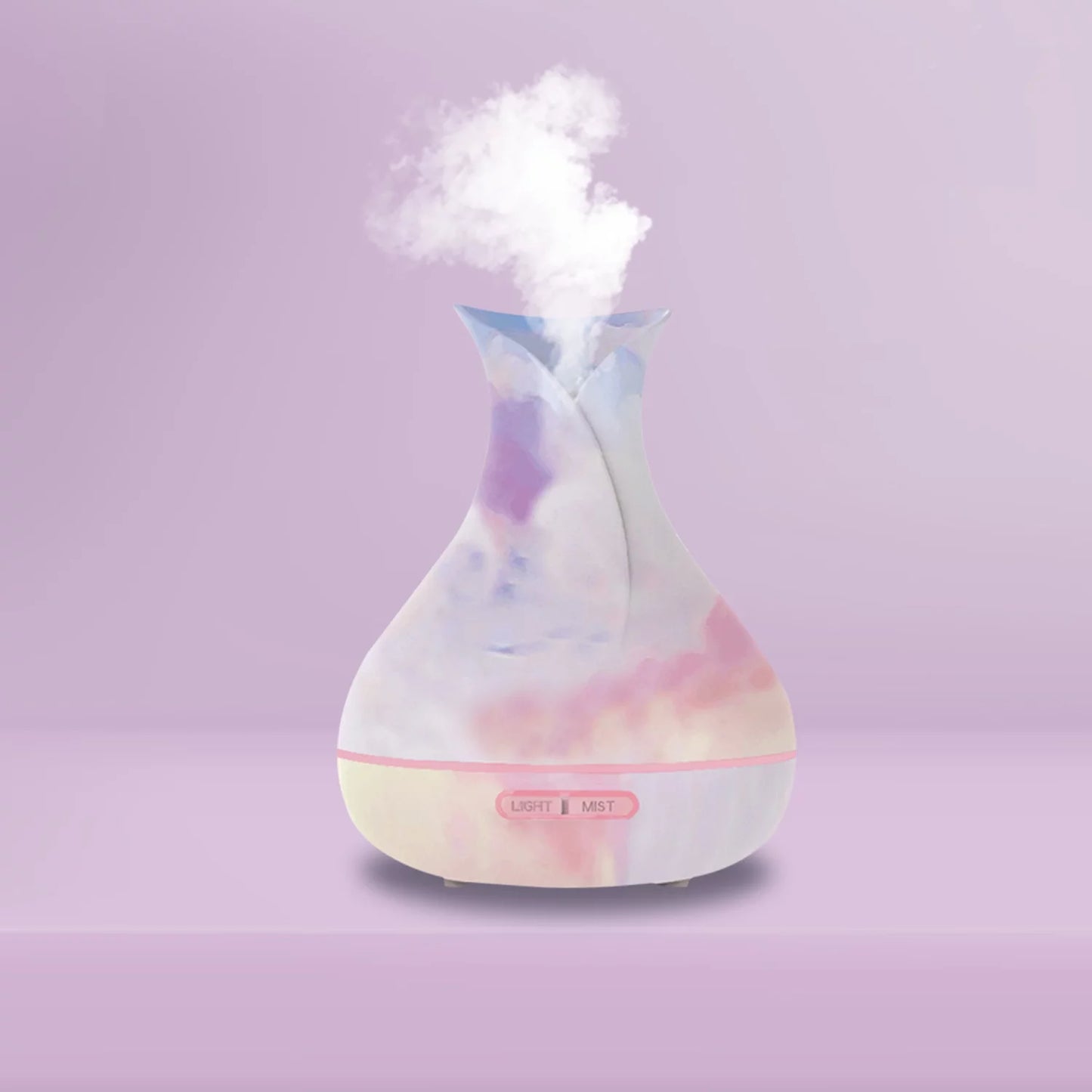 Tie Dyed Unique Ultrasonic Aromatherapy Mist Diffuser Humidifier (300 Ml)