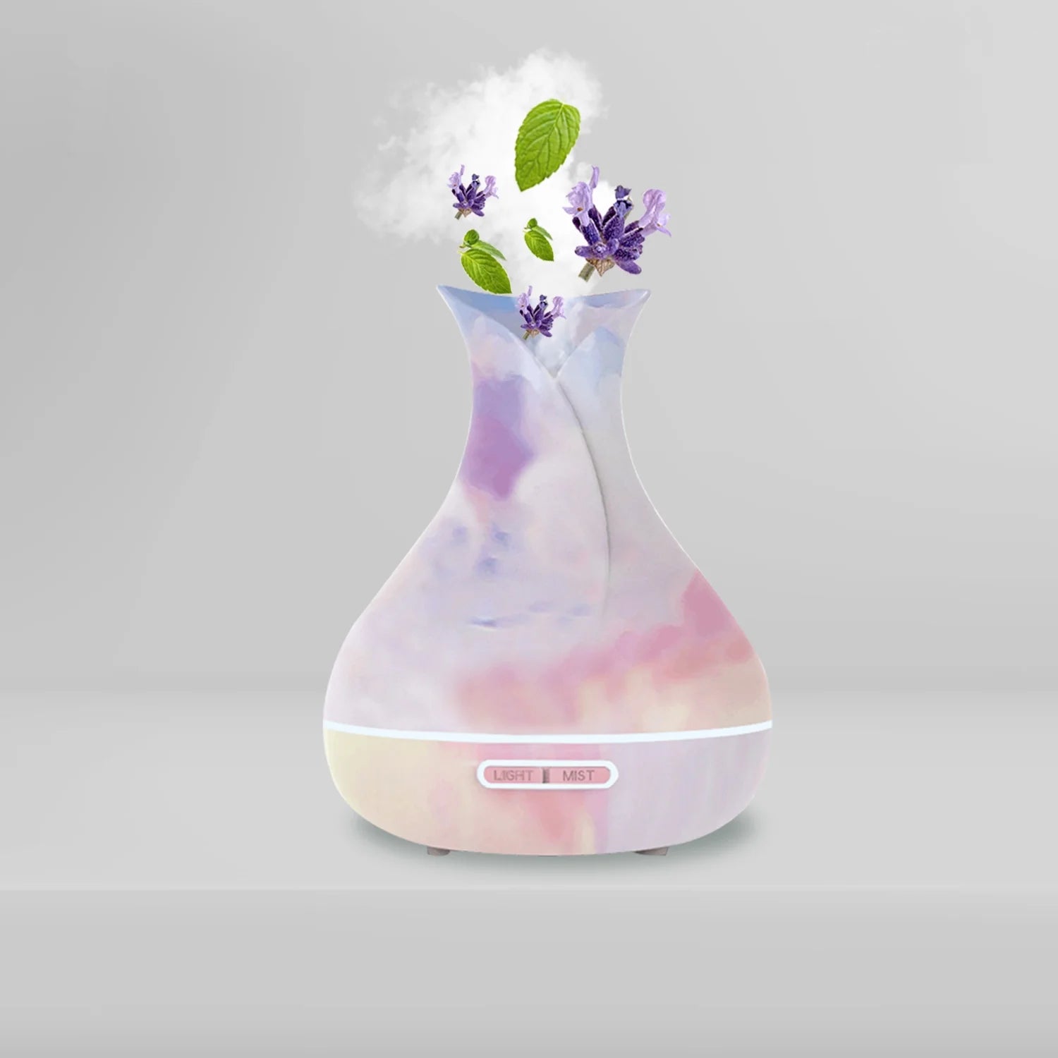 Tie Dyed Unique Ultrasonic Aromatherapy Mist Diffuser Humidifier (300 Ml)